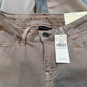 American Eagle Outfitters Next Level Stretch Gray Jeggings Soft Denim